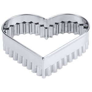 CONTACTO Ausstecher, Herz, gezackt 8,5 cm