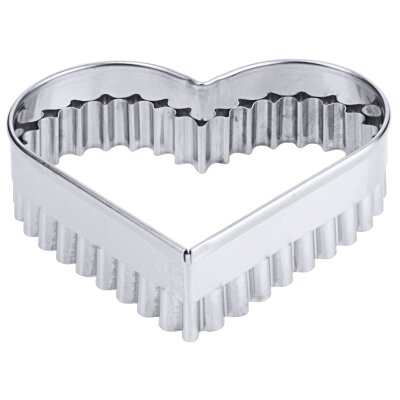 CONTACTO Ausstecher, Herz, gezackt 14 cm