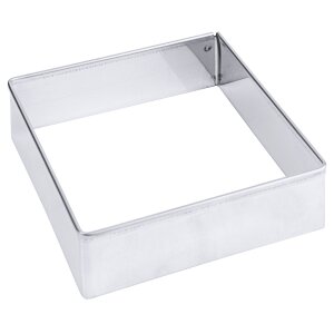 CONTACTO Ausstecher, quadratisch, glatt 9 cm / 3 cm