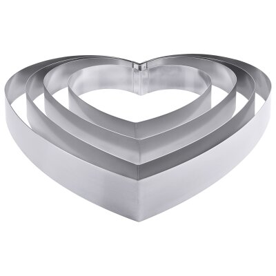 CONTACTO Tortenring, HERZ 19 cm