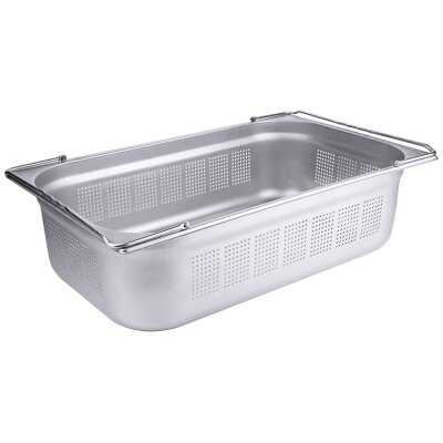 CONTACTO GN-Behälter mit Bügelgriffen, perforiert 15 cm