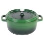 CONTACTO AluChef&reg; Cocotte, rund 28 cm / schwarz