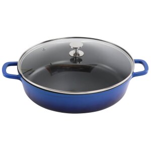 CONTACTO AluChef® Bräter, rund 32 cm / blau