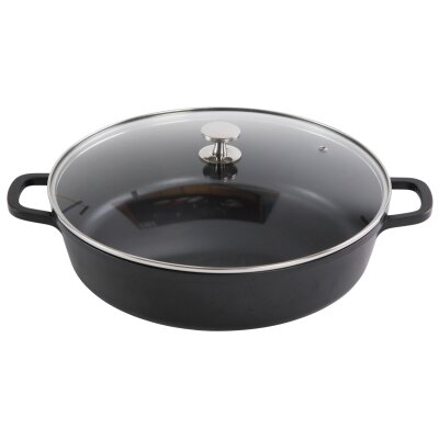 CONTACTO AluChef® Bräter, rund 32 cm / schwarz