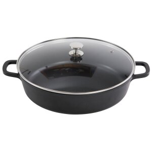 CONTACTO AluChef® Bräter, rund 32 cm / schwarz