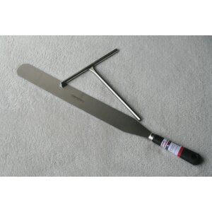 KRAMPOUZ CREPES SET Teigverteiler Teigwender Edelstahl...