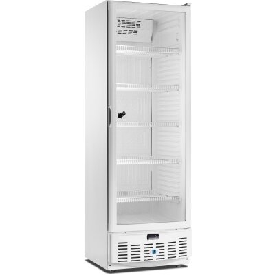 SARO Kühlschrank mit Glastür - weiß, Modell ARV 400 SC PV
