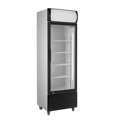 SARO Kühlschrank mit Glastür und Werbetafel, Modell GTK 460