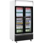 SARO Gastro Getränkekühlschrank 2-türig mit Werbetafel Modell GTK 800