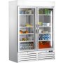 SARO Kühlschrank mit 2 Glastüren - weiß, Modell G 920