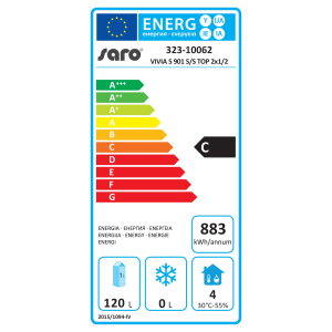 SARO Gastro Kühltisch mit Tür und Schubladen...