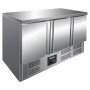 SARO Gastro Kühltisch mit 3 Türen Modell VIVIA S 903 S/S TOP