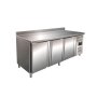 SARO Kühltisch mit 3 Türen und Aufkantung, Modell KYLIA GN 3200 TN
