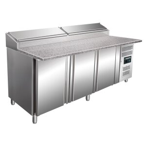 SARO Gastro Belegstation 1/3 GN mit Granitarbeitsplatte...