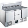 SARO Gastro Pizzatisch 2 T&uuml;ren + 2 Schubladen mit Aufsatz Modell EPS 903 2/2