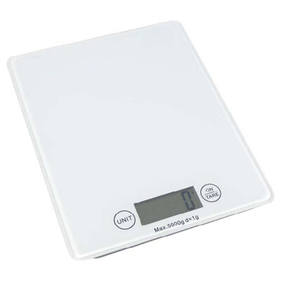 SARO Küchenwaage digital Glasplatte 5 kg  Modell 4745BO