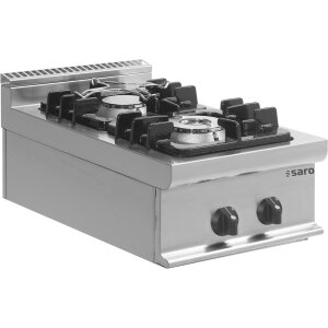 SARO Gastro Gasherd Tischmodell E7/KUPG2BB