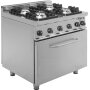 SARO Gastro Gasherd mit Elektrobackofen Modell E7/KUPG4LE