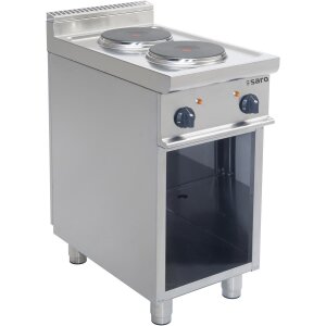 SARO Gastro Elektroherd mit offenem Unterbau Modell...