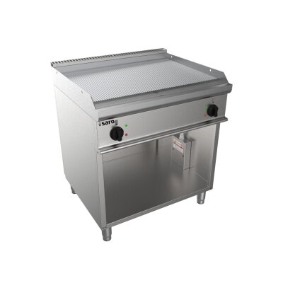 SARO Gastro Elektro-Griddleplatte mit offenem Unterbau Modell E7/KTE2BAR