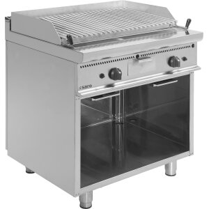 SARO Gastro Gas-Lavasteingrill Modell E7/BS1BA