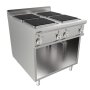 SARO Gastro Elektroherd offener Unterbau 4 Platten Modell LQ / CQE4BA