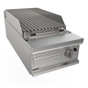 SARO Gastro Lavasteingrill 400 mm Tischmodell LQ / BS1BB