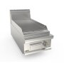 SARO Gastro Elektrogriddleplatte 400 mm breit Tisch gerillt Modell LQ / FTE2BBR