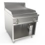 SARO Gastro Elektrogriddleplatte 800 mm breit Stand gerillt Modell LQ / FTG4BAR