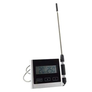 SARO Gastro Digitales Thermometer für Ofen mit Alarm...