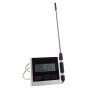 SARO Gastro Digitales Thermometer f&uuml;r Ofen mit Alarm Modell 4717