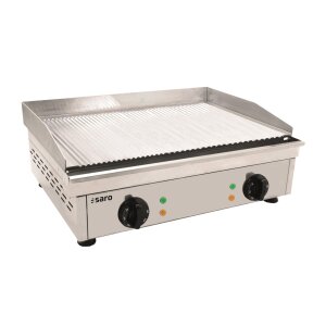 SARO Gastro Griddleplatte (gerillt) Modell FRY TOP GM 610 R