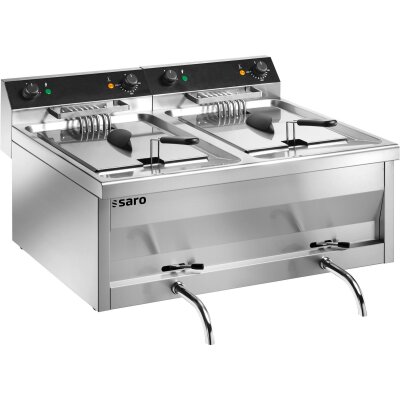 SARO Gastro Fritteuse Tischmodell GASTROLINE 9+9V