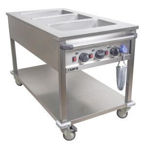 SARO Gastro Bain Marie Trolley BT-3
