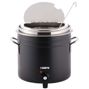 SARO Gastro Retro Suppenkessel schwarz