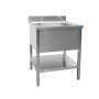 SARO Gastro Sp&uuml;ltisch - B 700 x T 700 mm