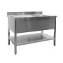 SARO Gastro Sp&uuml;ltisch 1 Becken rechts - B 1200 x T 700 mm