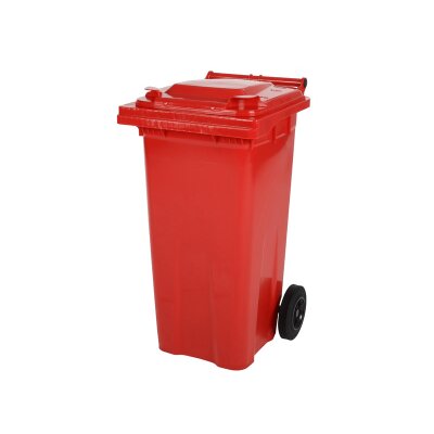 SARO 2 Rad Müllgroßbehälter 120 Liter  -rot- Modell MGB120RO