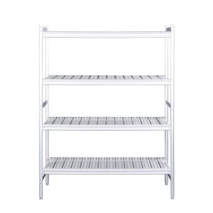 SARO Gastro Alu- Regalboden mit Kunstoffrosten 475x1062mm