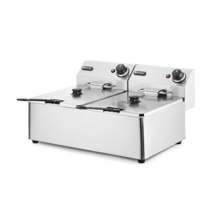 HENDI Friteuse Kitchen Line - 2x6L, Kitchen Line, 12L,...