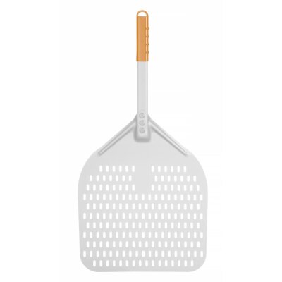 HENDI Pizzaschaufel mit kurzem Griff, quadratisch, perforiert, 300x660mm