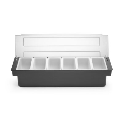 Bar up Zutatenbox – 6 Behälter, 480x150x(H)100mm