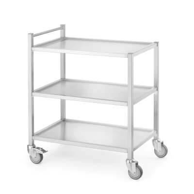 HENDI Servierwagen, geschweißt, Profi Line, 800x500x(H)850mm