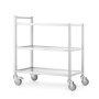 HENDI Servierwagen, geschweißt, Profi Line, 800x500x(H)850mm