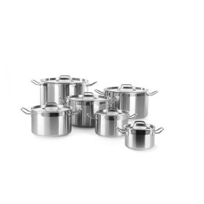 HENDI Kochtopf, mittel - mit Deckel, Profi Line, 10,3L, ⌀280x(H)170mm