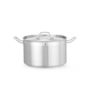 HENDI Kochtopf, mittel - mit Deckel, Profi Line, 15,1L,...